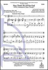 Now Thank We All Our God SATB choral sheet music cover